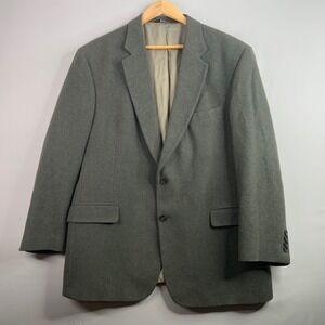 JOS A BANK Mens 100% Camelhair Blazer Sport Coat Jacket Gray Size 42R